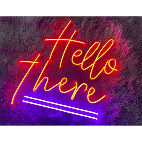 Hell Here Neon Sign Etsy