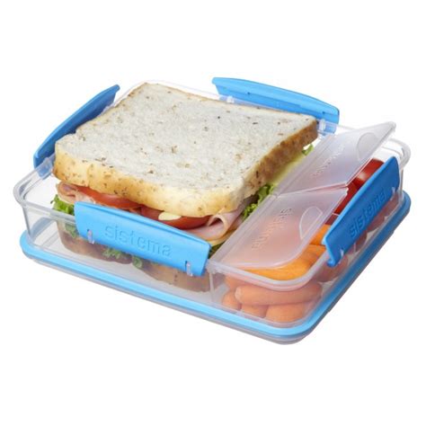 Sistema pojemnik lunchbox snack duo 975ml to go BLUE Żuczek