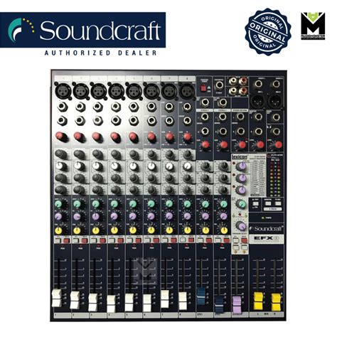 Original Soundcraft EFX8 8 Channel Mixer With Effects Shopee Philippines