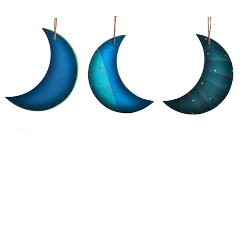 Painted Moon Ornament – Southern Highland Craft Guild