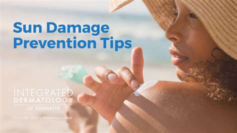 Sun Damage Prevention Tips: Integrated Dermatology Of Tidewater: Dermatologists