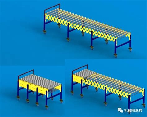 【工程机械】柔性输送机重力滚筒3d数模图纸 Solidworks设计solidworks 仿真秀干货文章