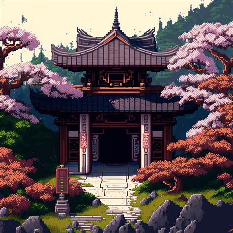 Artstation Japanese Temple