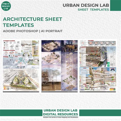 Architectural Presentation Templates A1 Portrait