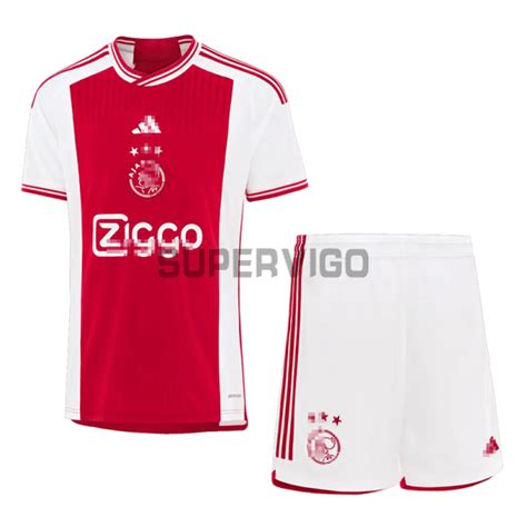 Camiseta Ajax de Ámsterdam Primera Equipación 2023 2024 Niño Kit