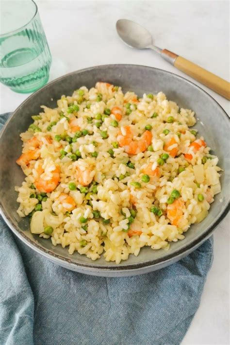 Risotto Aux Crevettes Et Petits Pois Simplement Organis E