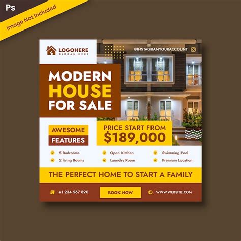 Premium Psd Real Estate Social Media Template