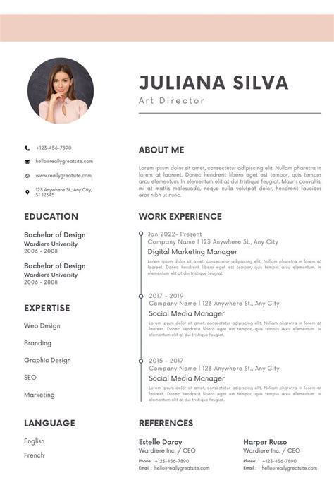 Clean Resume Design Resume Design Clean Resume Design Job Resume