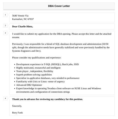 Dba Cover Letter Velvet Jobs