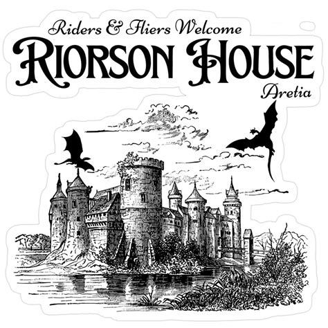 Iron Flame Riorson House 90s Sticker in 2025 | 90's sticker, Book