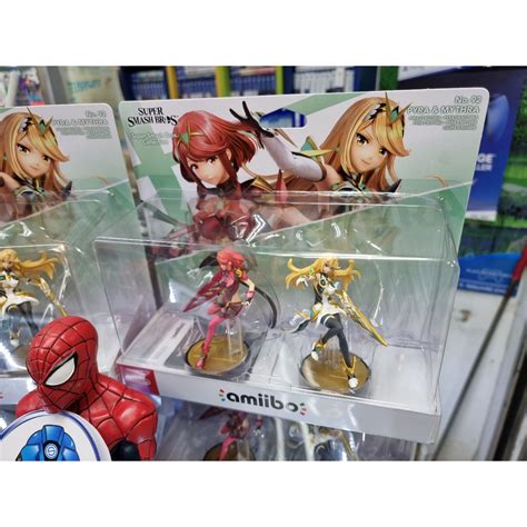 พร้อมส่ง Nintendo Homura Pyra And Hikari Mythra Amiibo For