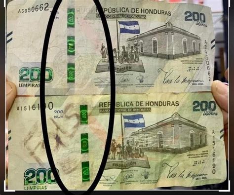 C Mo Puede Identificar Un Billete Falso De Lempiras