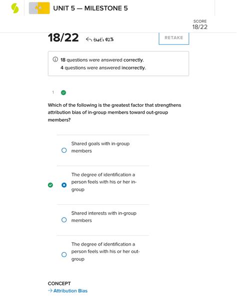 Sophia Conflict Resolution Milestone 5 1 CONCEPT Attribution Bias