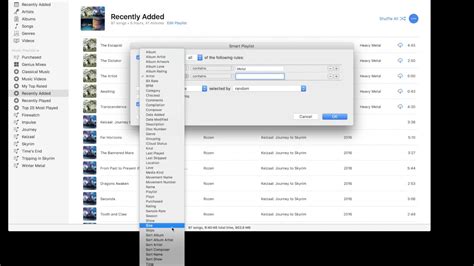 How To Use Smart Playlists In Itunes Youtube