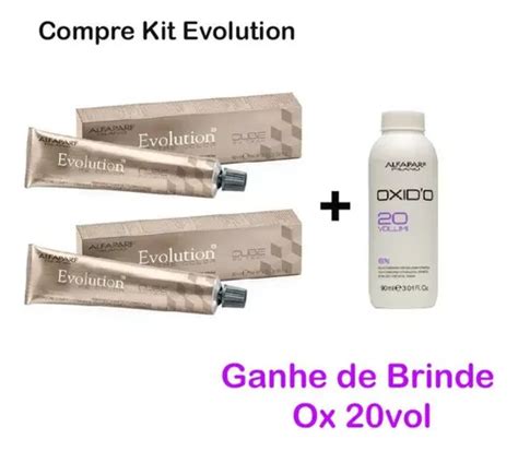 Kit 02 Tinturas Evolution 4 Castanho Medio Alfaparf Mercadolivre