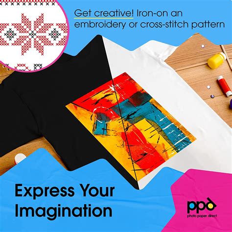 Inkjet Iron-On Mixed Light and Dark Transfer Paper 8.5 x 11" Pack of 4
