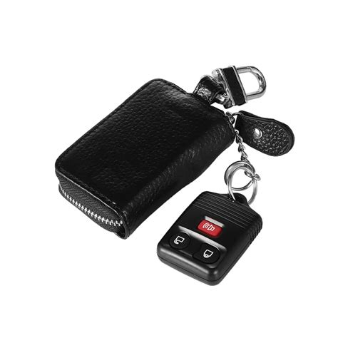 Auto Universal PU Leather Car Key Wallets Zipper Key Case Bag Unisex