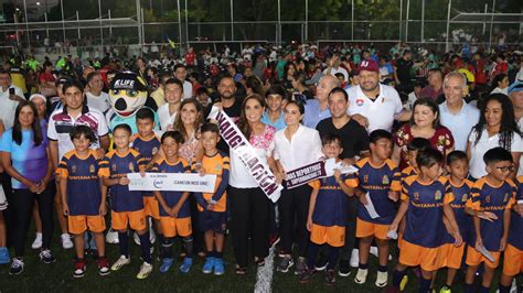 Canc N Inauguran Unidad Deportiva En Supermanzana