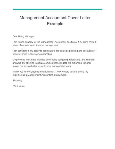 Accountant Cover Letter Examples Format How To Write Pdf