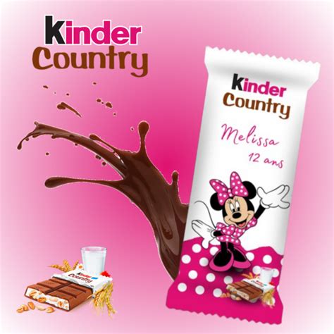 Kinder Country Personnalis Personnages L Atelier Cr Ations