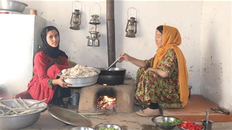 Daily Routine Village Life In Afghanistan Cooking Rural Style Food