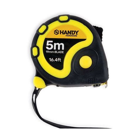 Handy Hardware 5M Heavy Duty Measuring Tape 3 Lock Mechanism BIG W