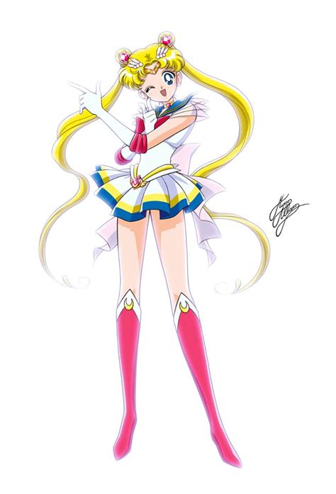 Super Sailor Moon By Marco Albiero Sailor Moon Marco Albiero Art Pinterest Sailor Moon