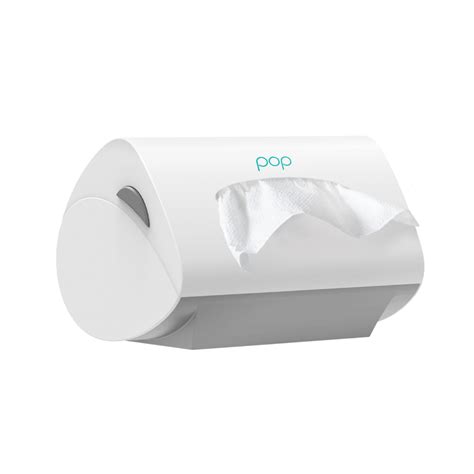 Dispenser De Papel Toalha Paper Pop Interfolhas Branco Cinza Biovis