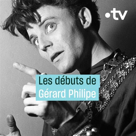 francetv arts on Twitter Lorsque le jeune Gérard Philipe fait ses