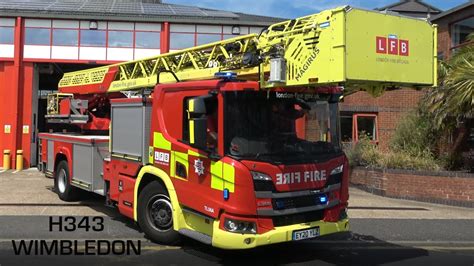 London Fire Brigade Wimbledon 32m Reserve Turntable Ladder H343