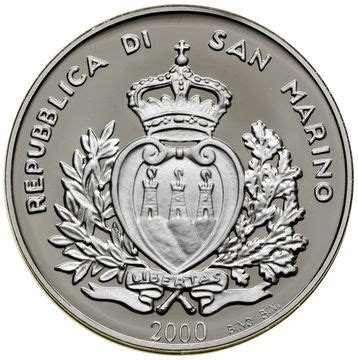 5000 Lire Holy Year 2000 San Marino Numista