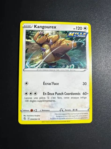 Carte Pok Mon Rare Kangourex Eb Ep E Bouclier Poing De Fusion