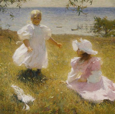 The Sisters Painting By Frank Weston Benson Fine Art America