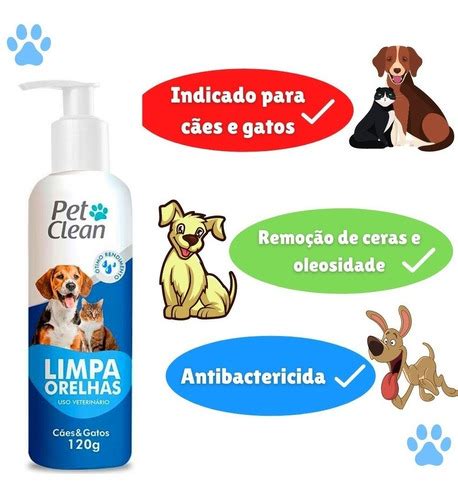 Kit Limpador Patas Orelhas L Grimas C Es Gato Pet Clean Mercadolivre