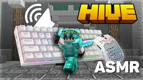 Clicky Hive Skywars Keyboard Mouse Asmr With Handcam V Youtube