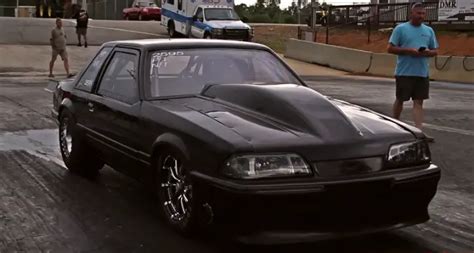 Sinister Nitrous Small Block Fox Body Mustang Is Crazy Fast Hot Cars