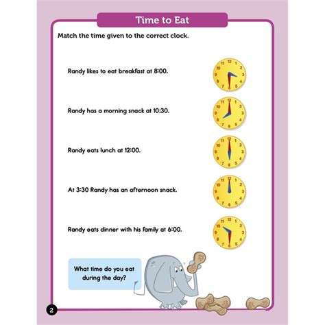 Learn About Time Activity Book Primary Classroom Resources