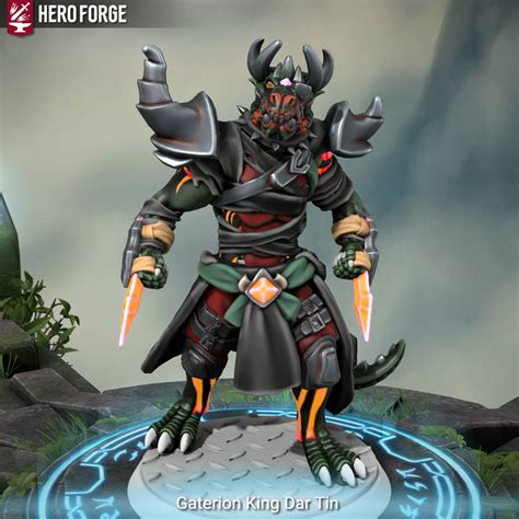 Gaterion King Dar Tin Heroforge By Drkritz115 On Deviantart