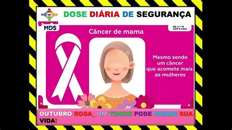 Dds Outubro Rosa Um Toque Pode Mudar Sua Vida Youtube