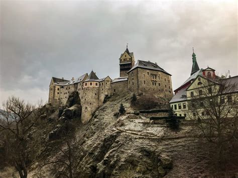 Famous Spa Town Karlovy Vary Castle Loket From Prague