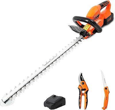 Vivosun Cordless Hedge Trimmer Inch Dual Action Laser Blade