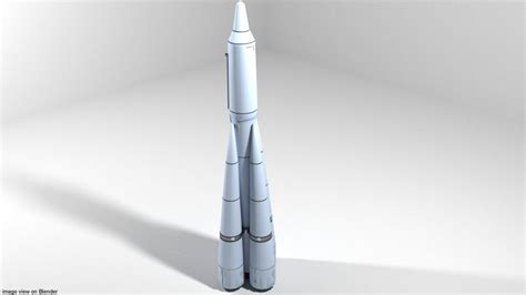 R-7 Rocket Semyorka Vostok 3D Model $59 - .obj .fbx .blend - Free3D