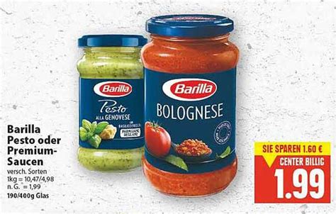 Barilla Pesto Oder Premium Saucen Angebot Bei E Center 1Prospekte De