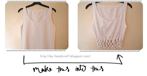 Diy Handicraft Diy Cut And Tie Knotted Crop Top Tee Shirt BrassiÈre