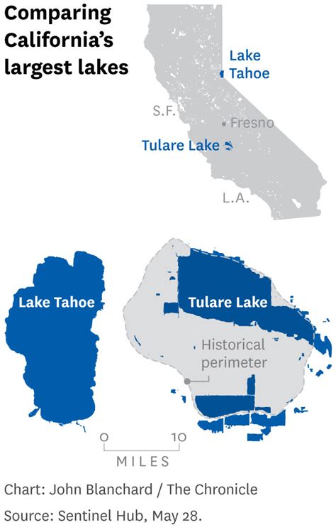 Californias Revived Tulare Lake May Be At Peak Size Heres How Big