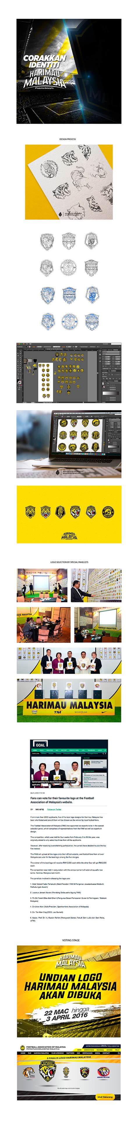 Harimau Malaysia | Logo Rebranding :: Behance