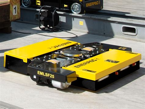 New Battery Powered Machine Skates For Industrial Movers Enerpac