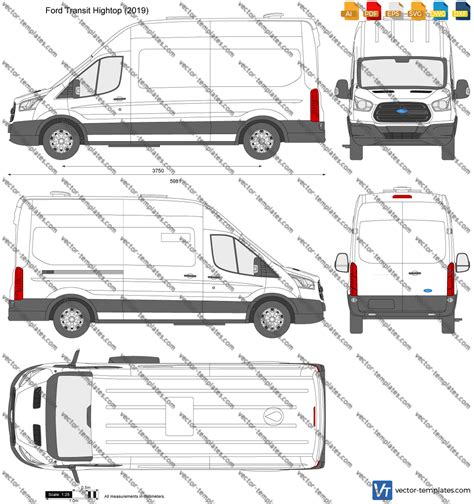 Templates Cars Ford Ford Transit Hightop Mwb