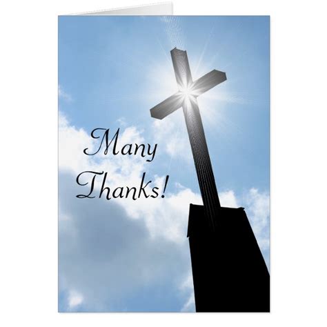 Thank You Religious Spiritual Greeting Card Zazzle