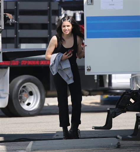 Sofia Carson On The Set Of Purple Hearts In Los Angeles 24 Gotceleb